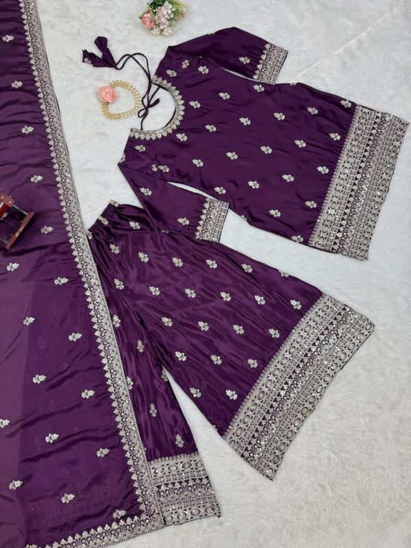 Chandni Crystal Touch Suit Set - Image 13
