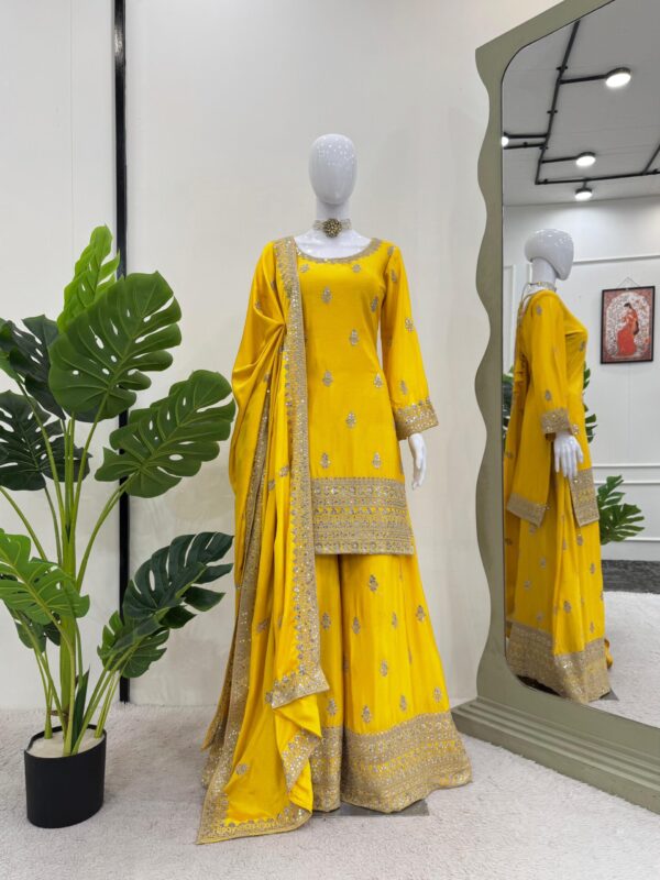 Chandni Crystal Touch Suit Set - Image 9