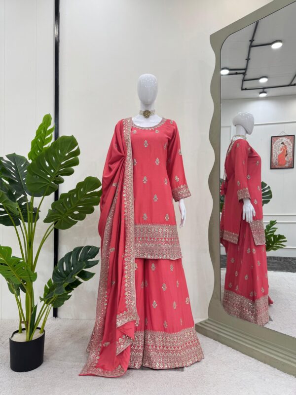 Chandni Crystal Touch Suit Set - Image 8