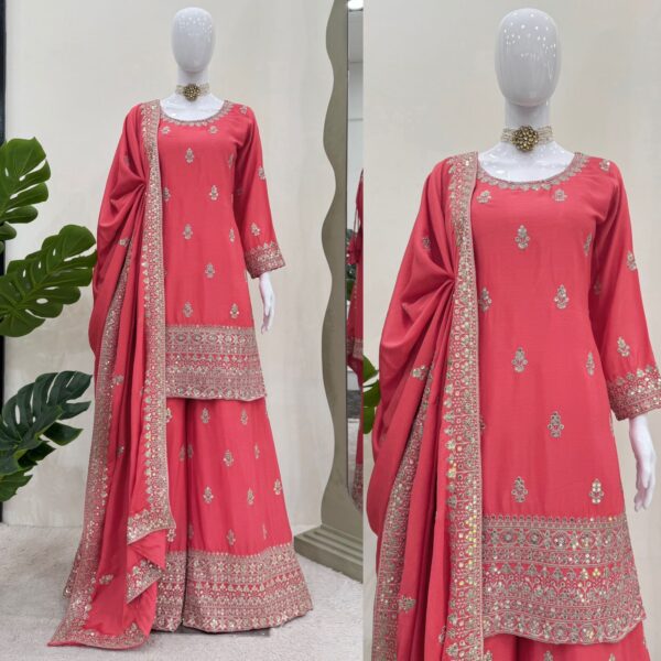 Chandni Crystal Touch Suit Set - Image 7